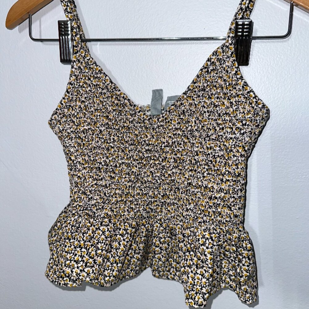 Tilly's sunflower cropped tank